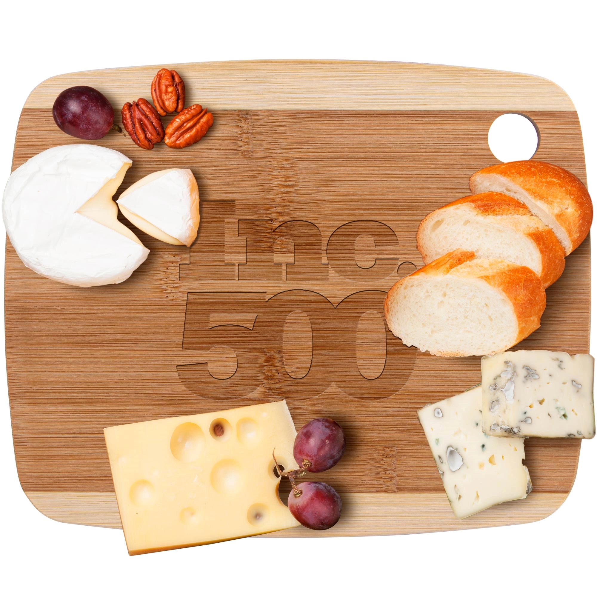 The Gosford 11-Inch Two-Tone Bamboo Cutting Board 5