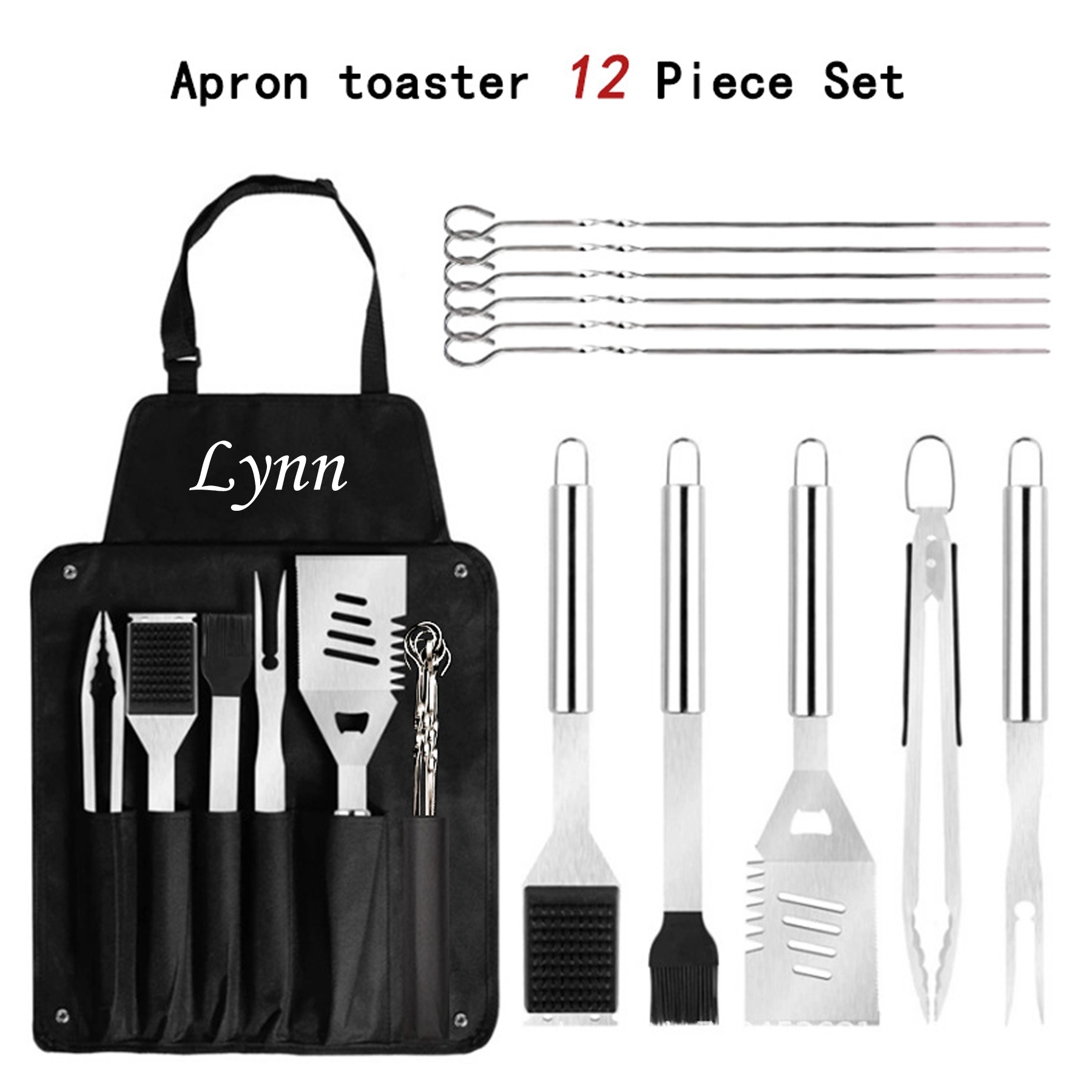 Bbq Accessory Set-Oven Apron Cloth Bag 2