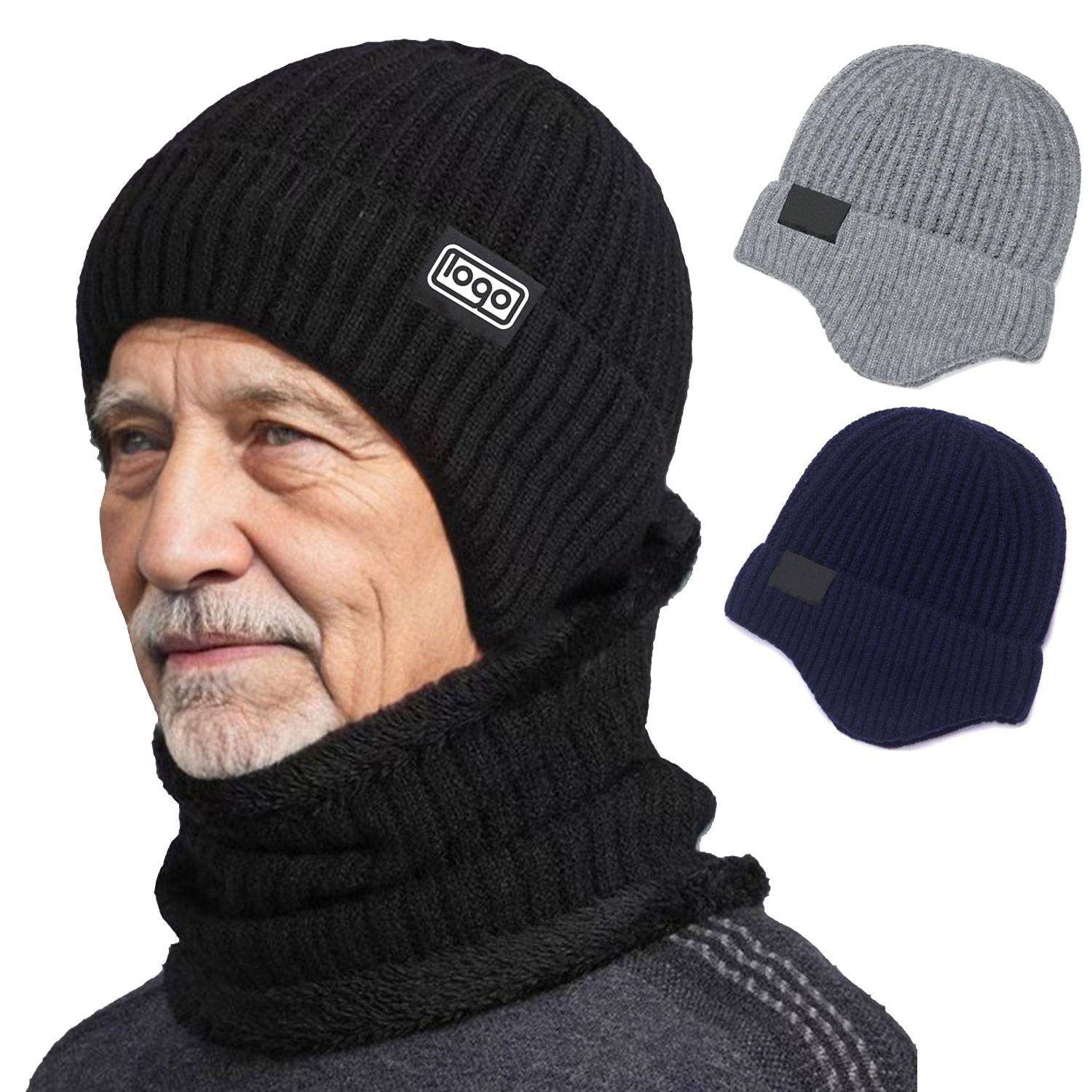 Winter Warm Ear Protection Custom Men's Hats 13