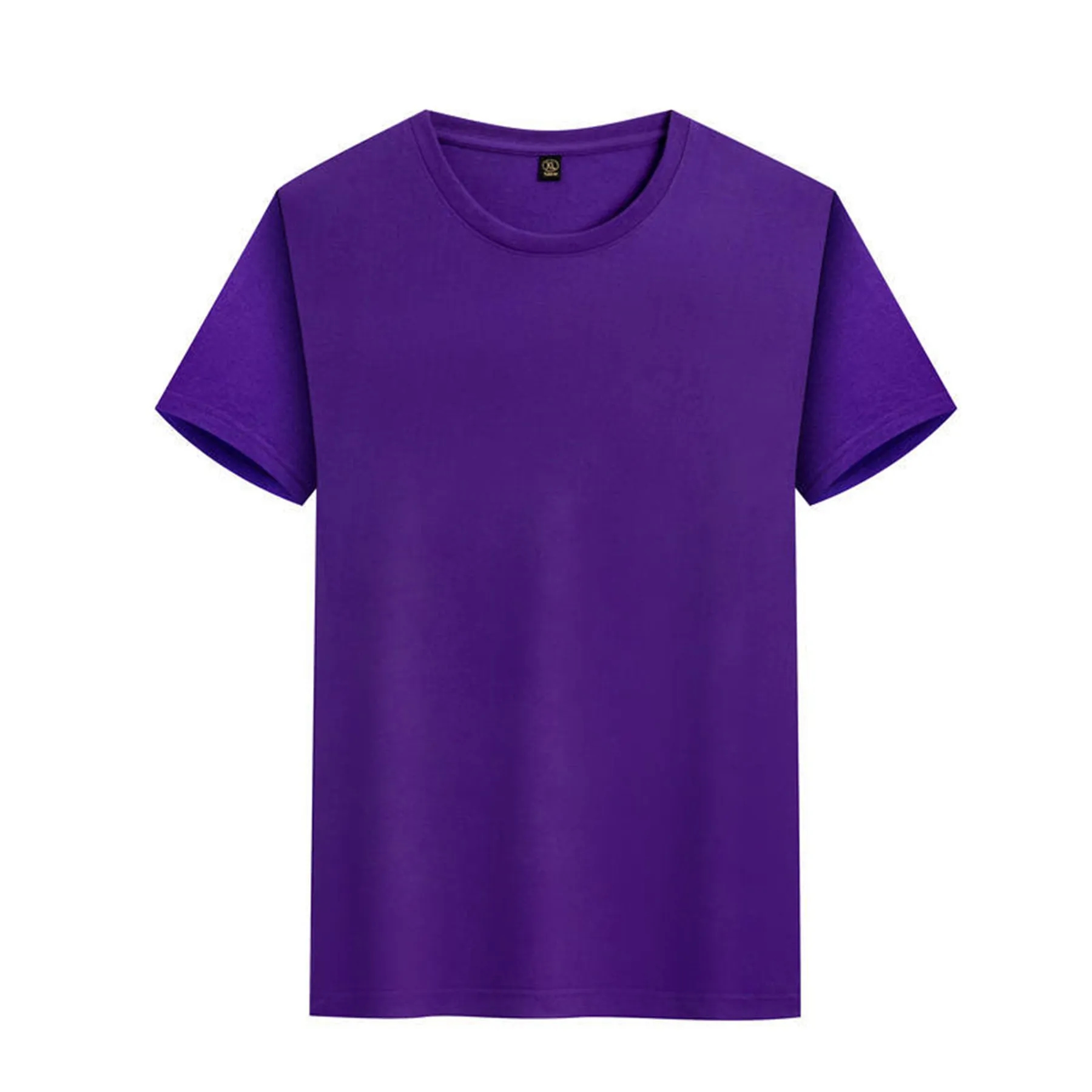 Round Neck Cotton T-Shirt Sweat-Wicking 13