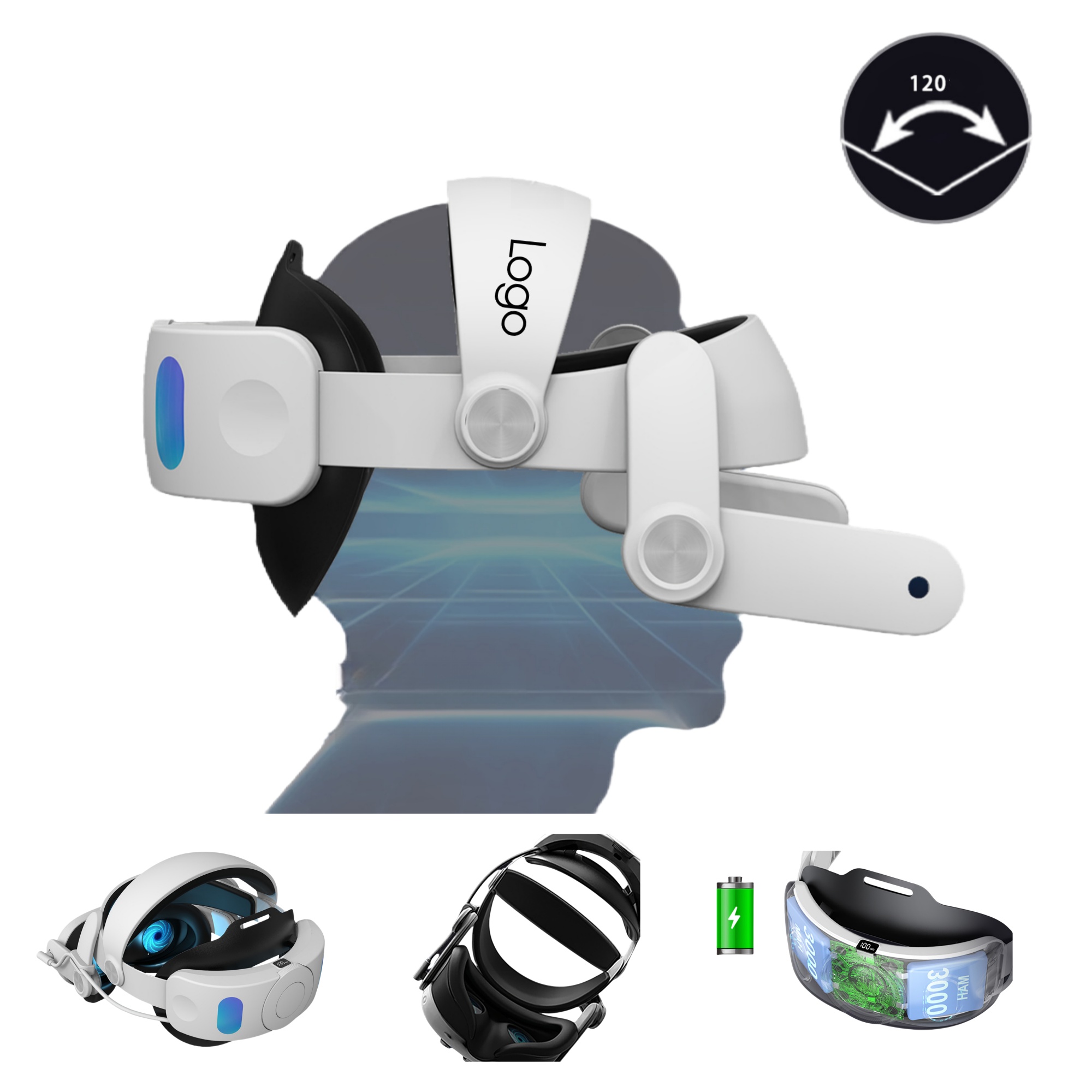 Rechargeable VR Esports Headset 1