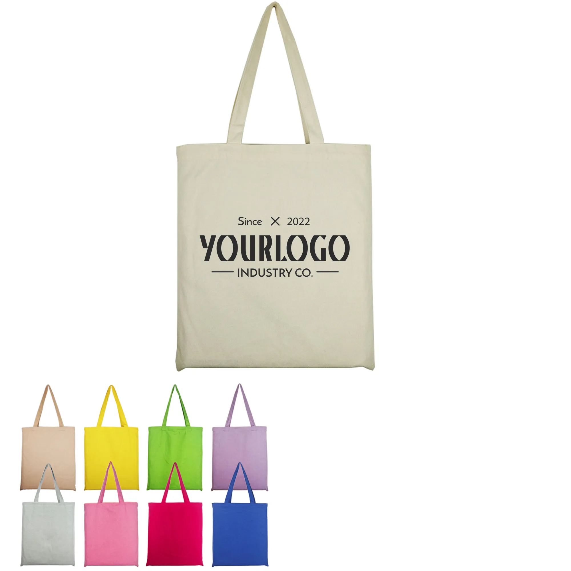 Canvas Shopping Tote, custom tote bag with logo imprint 11