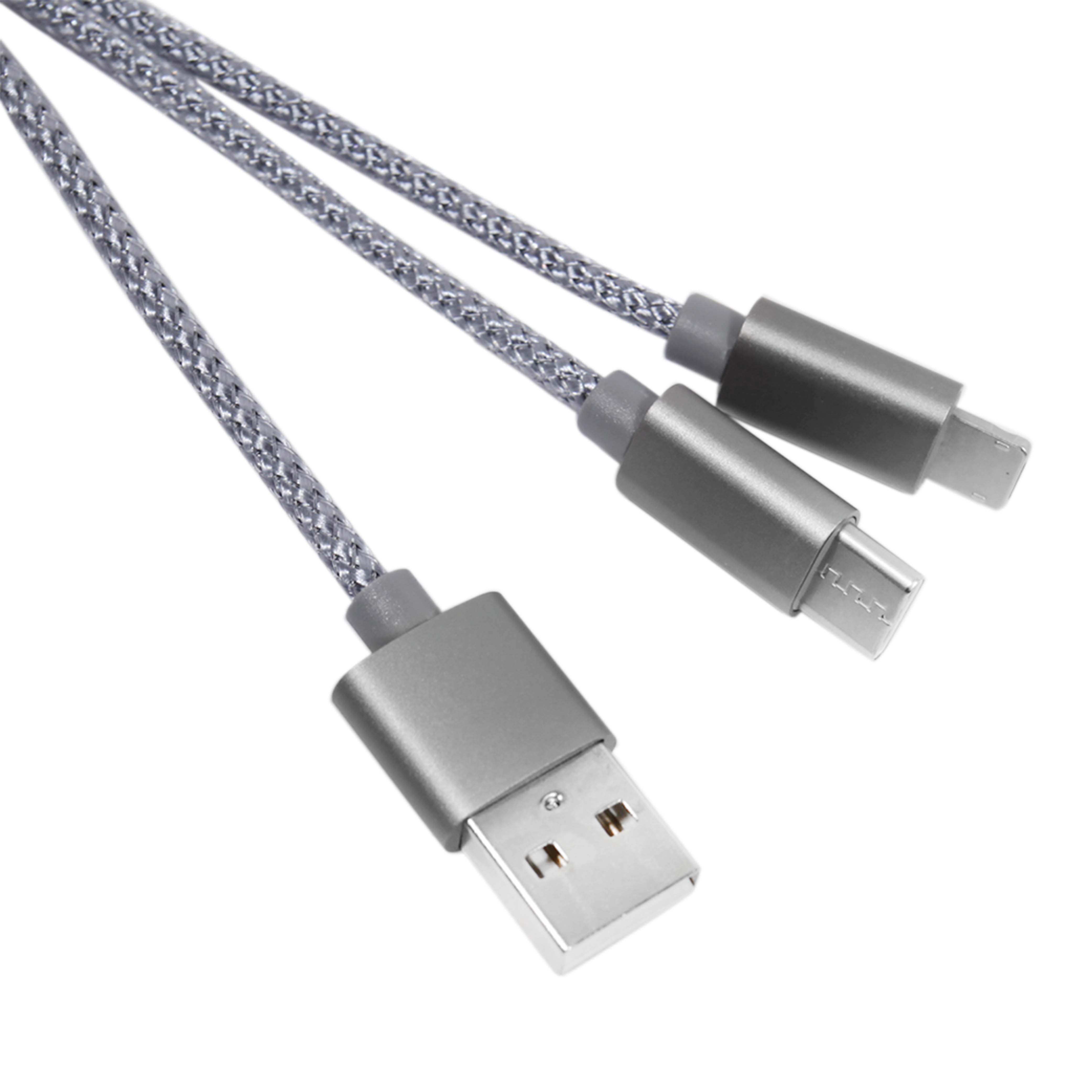 TriLoop 3-in-1 Braided Keychain Cable 6