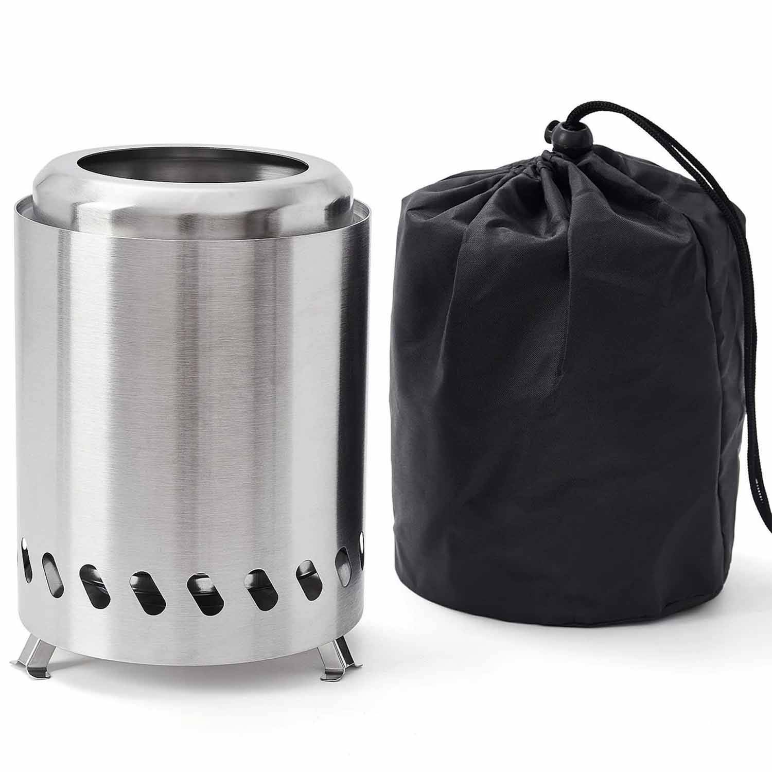 7 inch stainless steel table top smokeless stove 2