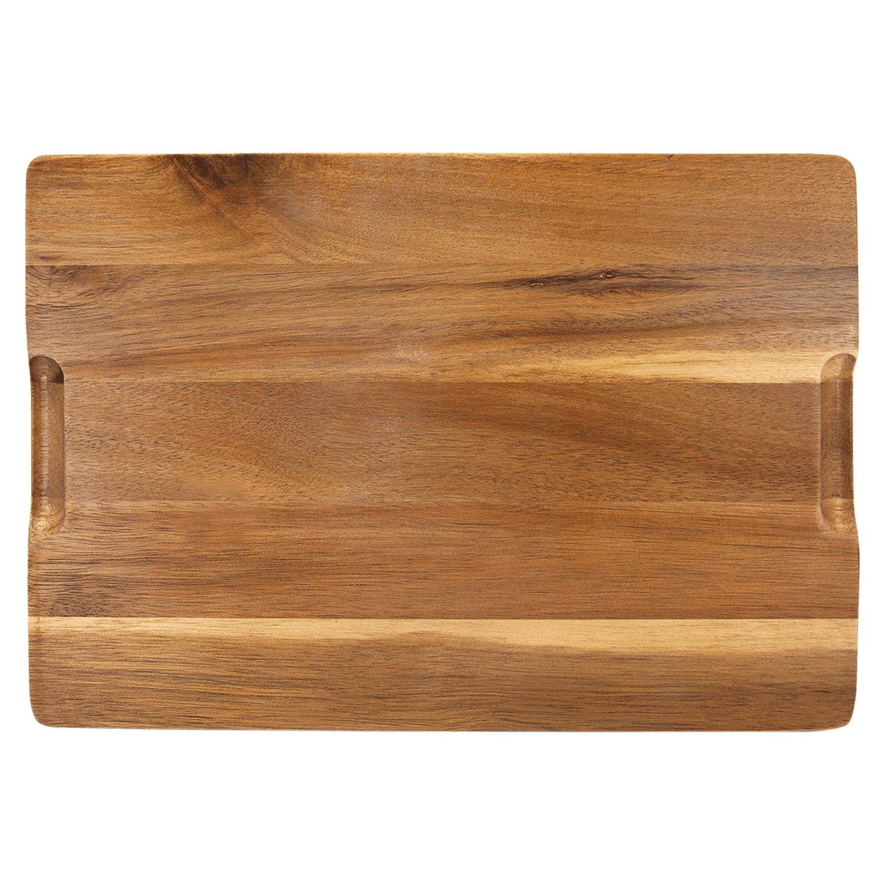 13" x 9" Acacia Wood/Slate Cutting Board 1