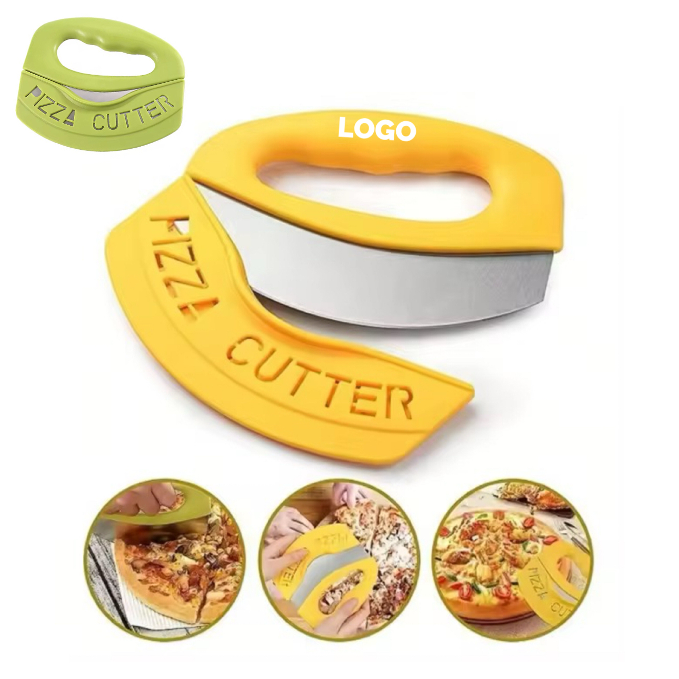 MOQ 10 pcs Pizza Slicer with Cover 3