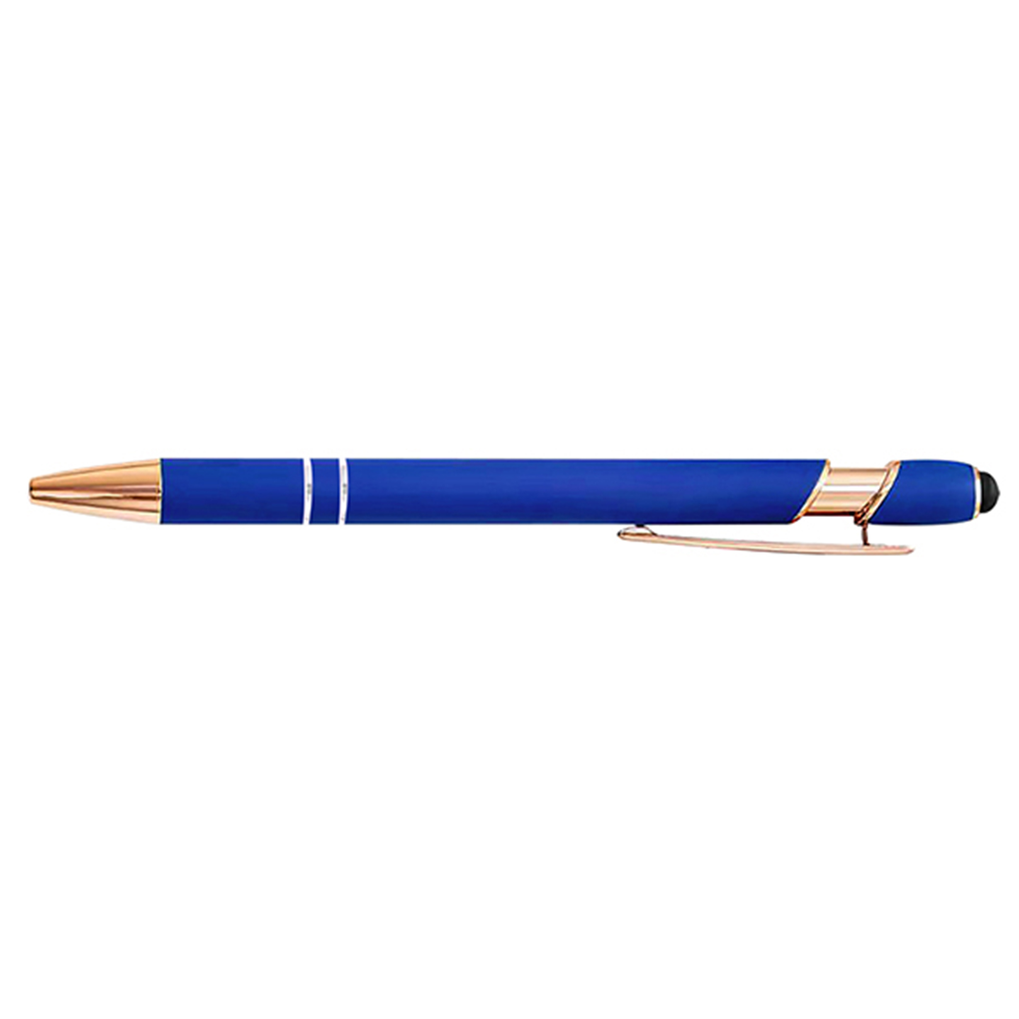 Rose Gold Soft-Touch Aluminum Pen w/ Stylus 10
