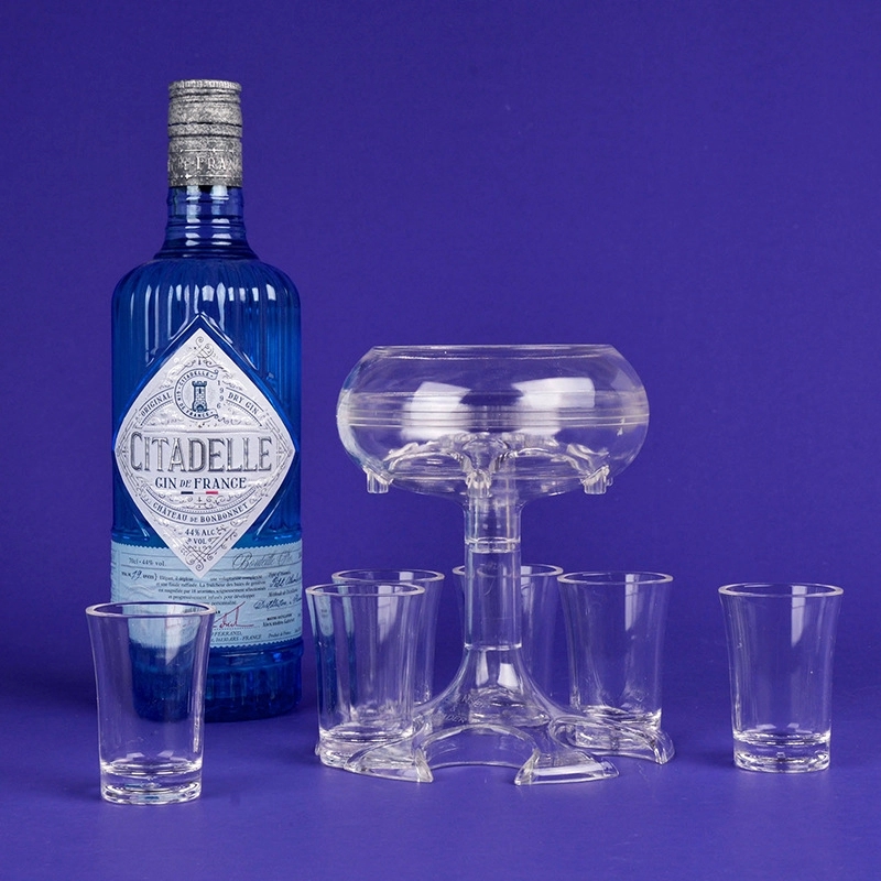 6 Shots Glass Dispenser And Holders 8
