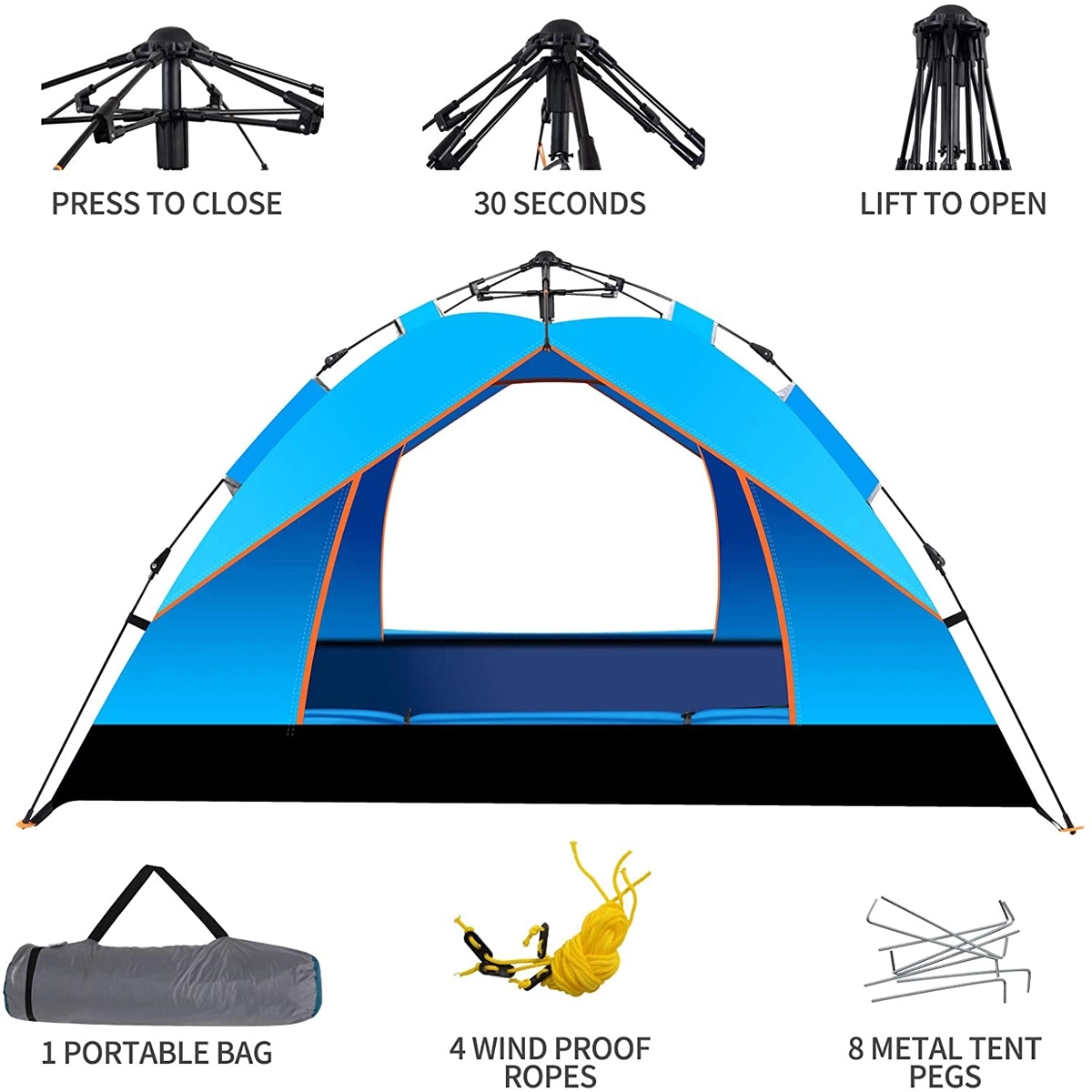 Instant Automatic Pop Up Camping Tent 2