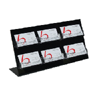 Counter Business Card Holder 6 Pockets