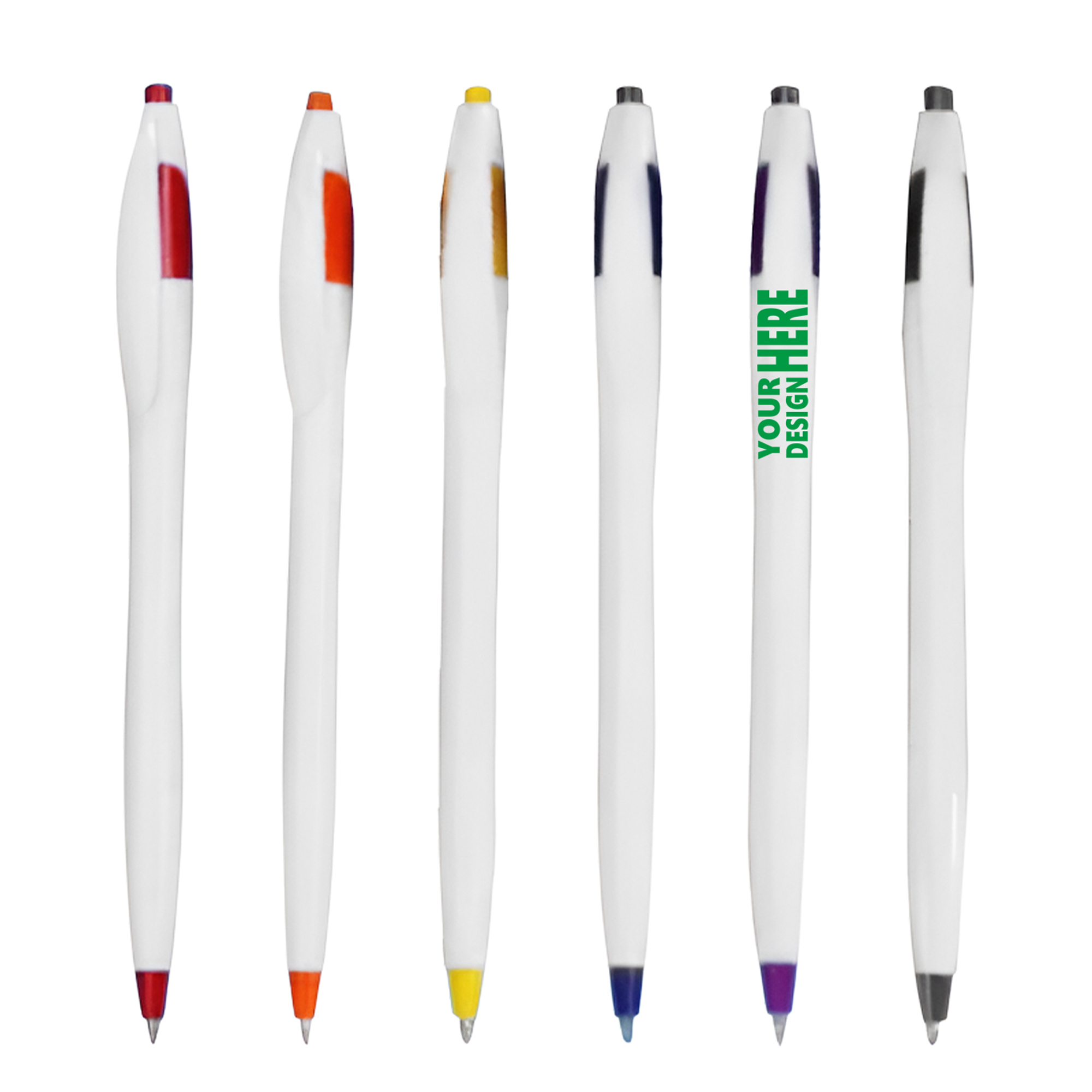 MOQ50 Custom Promotional Click Ballpoint Pen 2