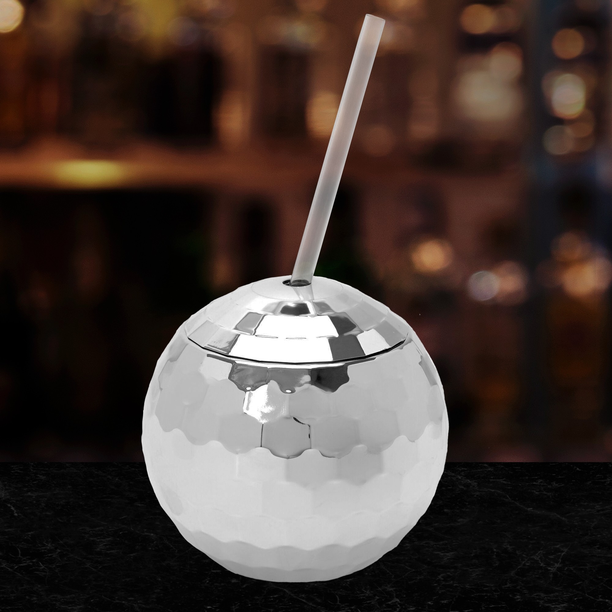Disco Ball Cup - Silver(Imprintable) 3