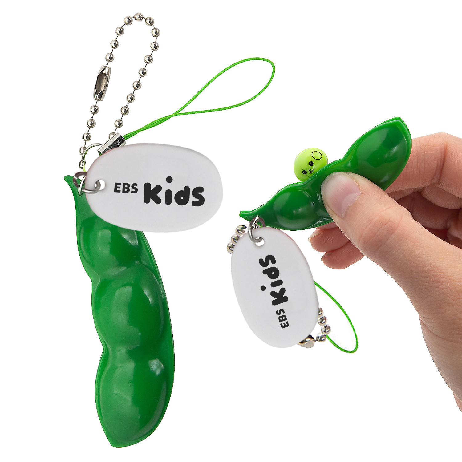Peapod Fidget Keychain 1