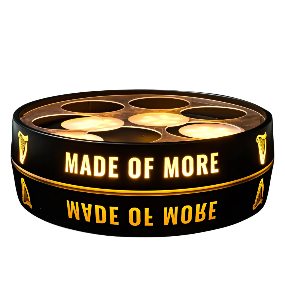 Circular Plastic LED Shot Tray 4