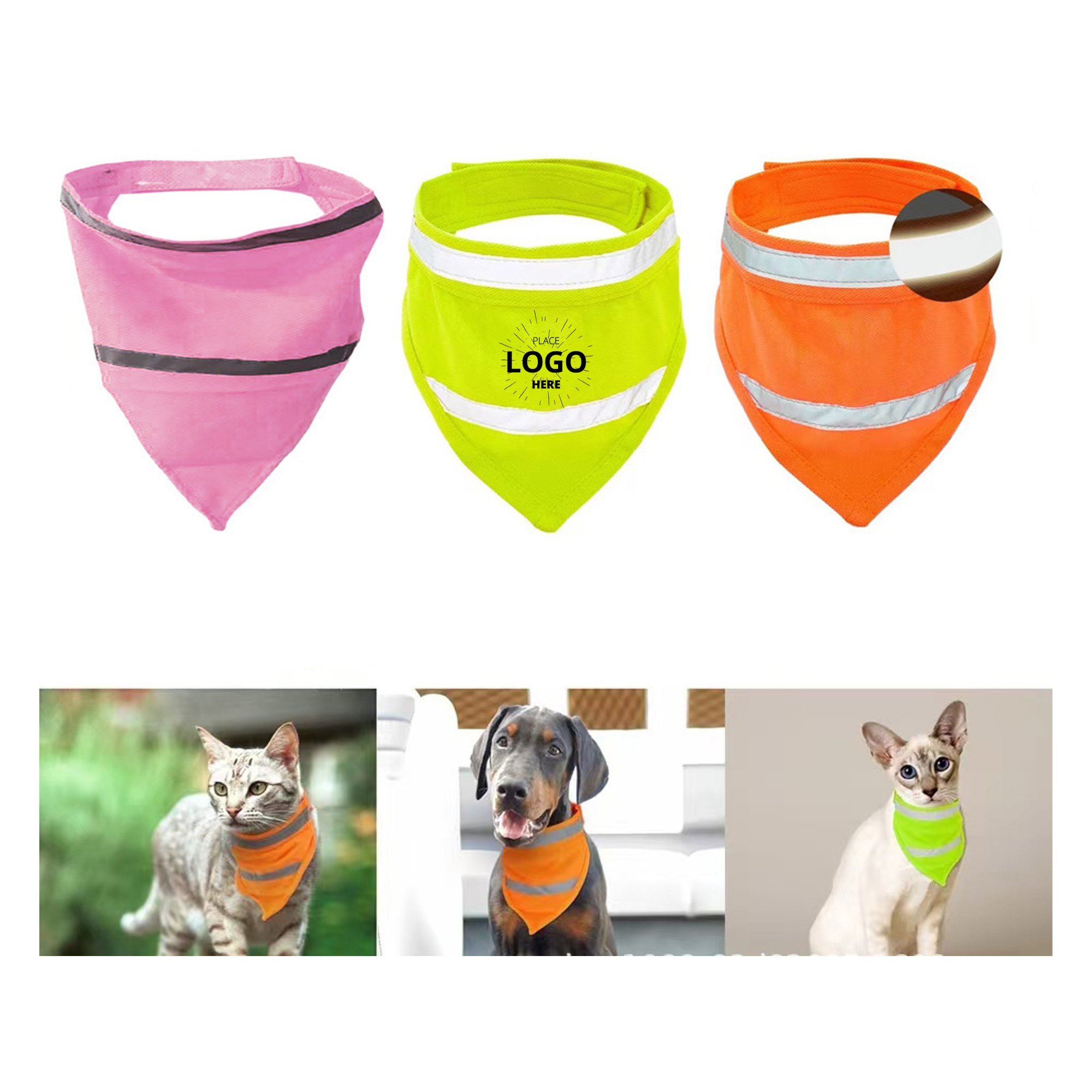 Dog Reflective Bandana 1