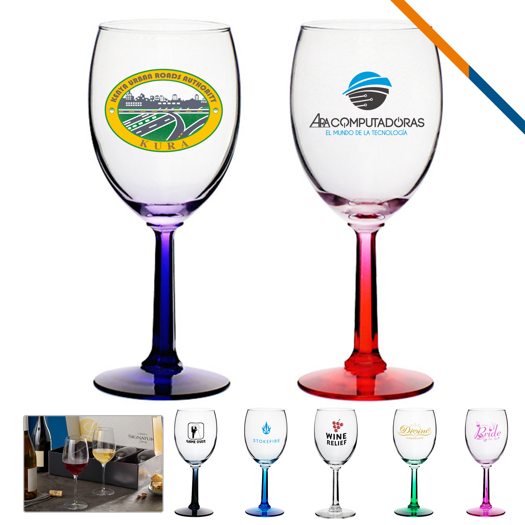 Libbey Nerita Wine Glasses - 10 OZ. 7