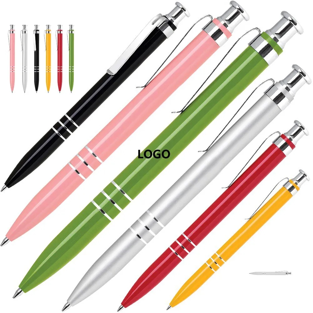 Aluminum Ballpoint Click Action Pen with Lacquer Finish 3