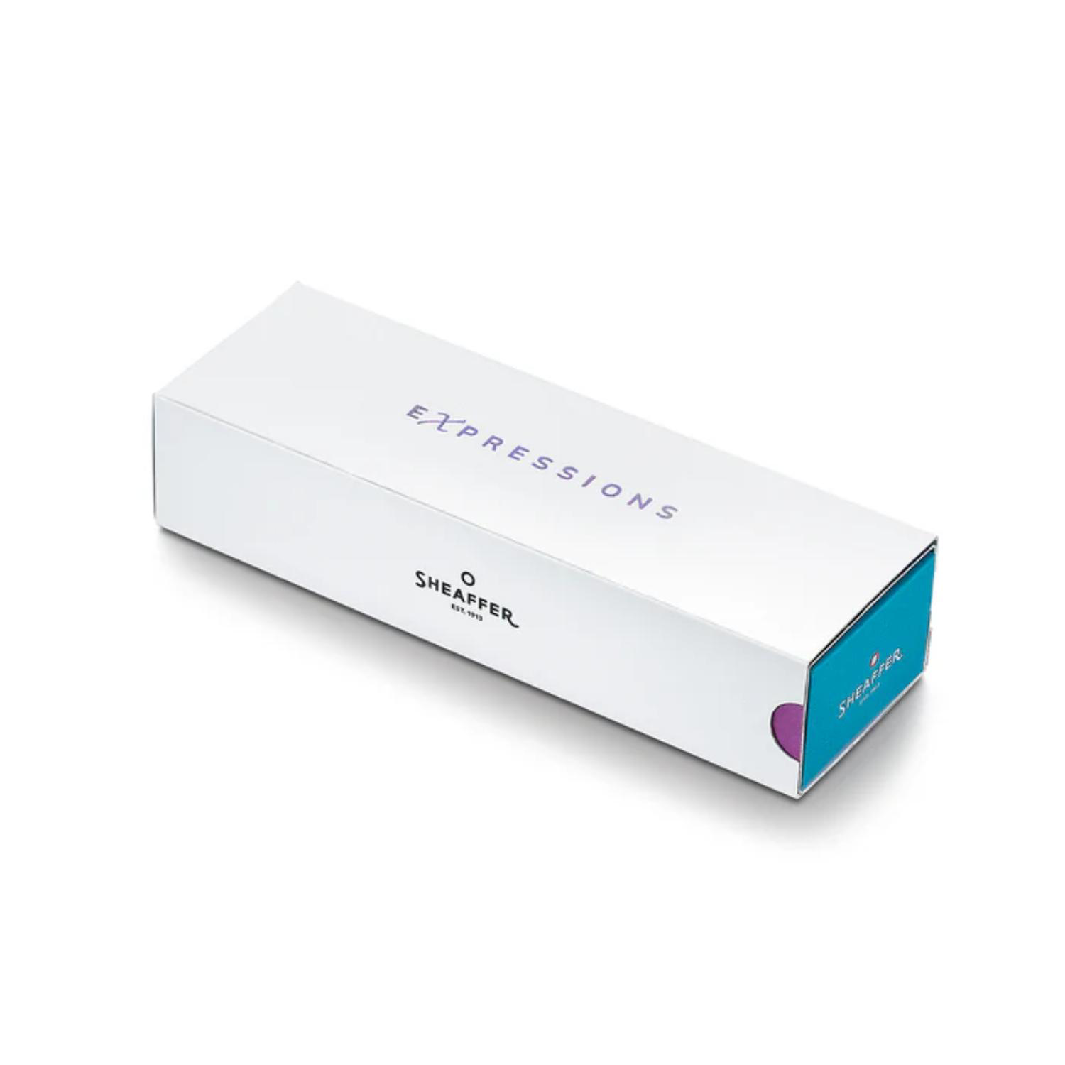 SHEAFFER® VFM 9430 Expressions Blue and Purple Pearlised Gradient Ballpoint Pen w/ Gift Box 3