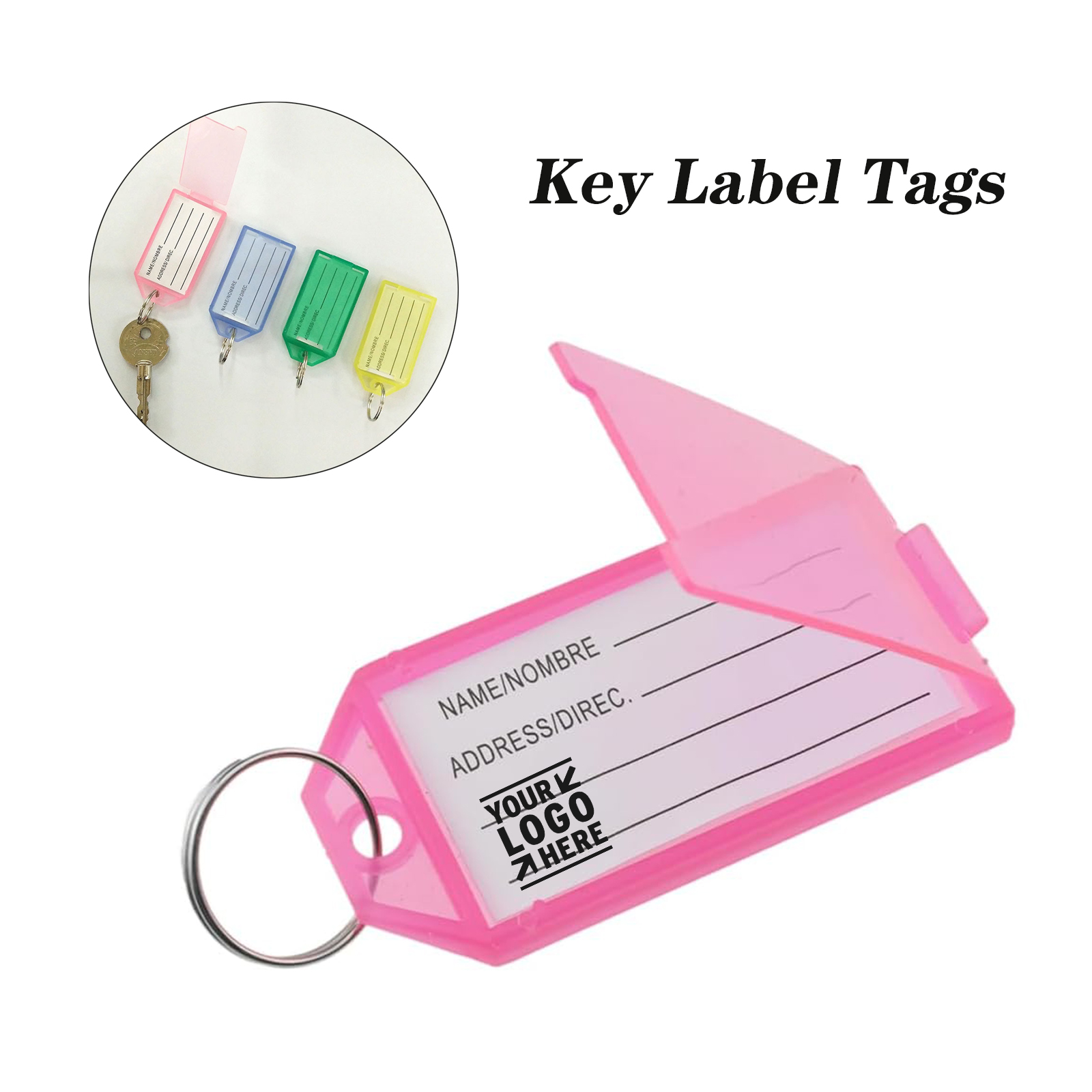 16pcs Plastic Key Label Tags 2