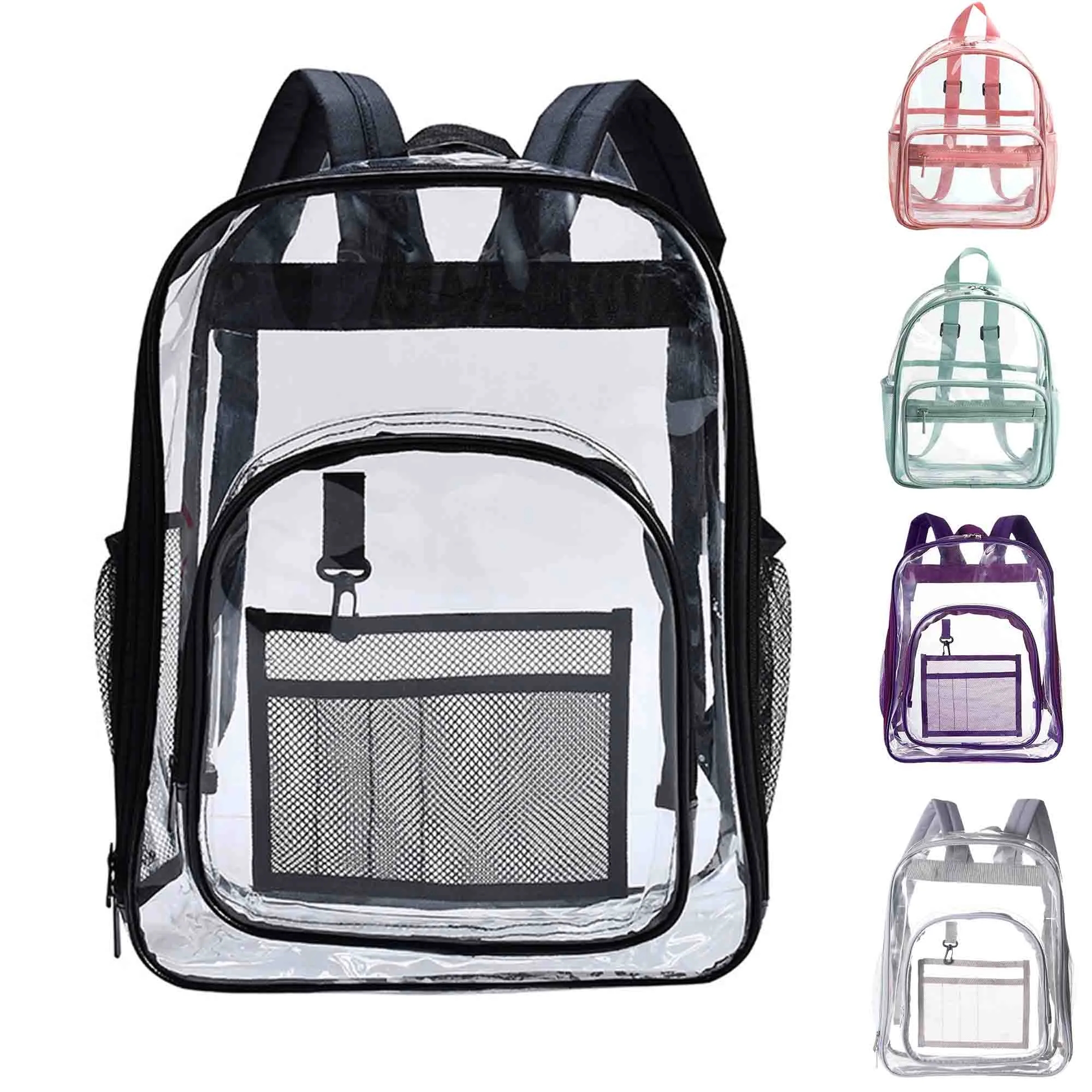 Big Capacity Daypack Clear Backpack 6
