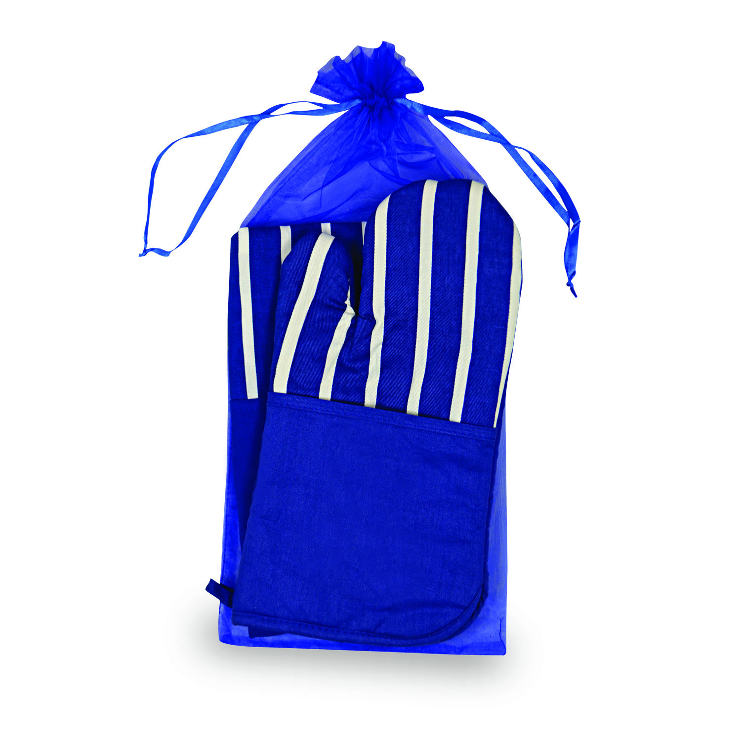 Chef's Therma-Grip Striped Oven Mitt Striped Apron Combo 2
