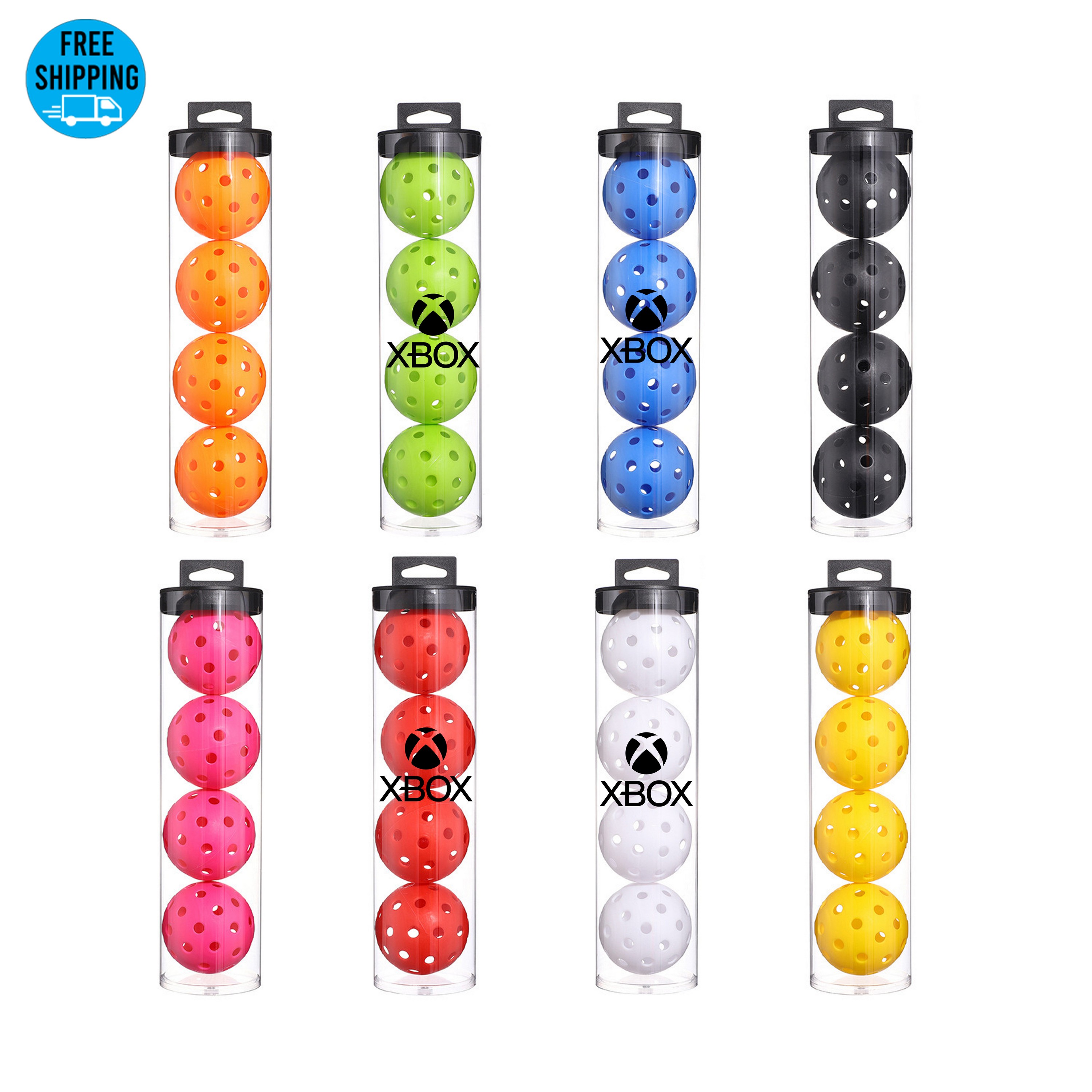 40 Holes Pickleball Ball Set 4pcs-Ocean 3