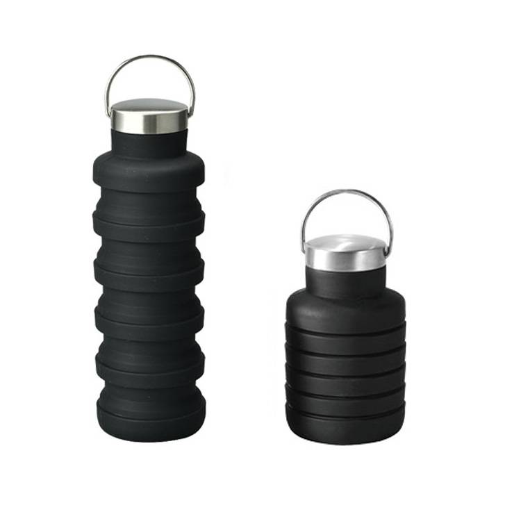 Foldable Silicone Water Bottle Travel Cup 6