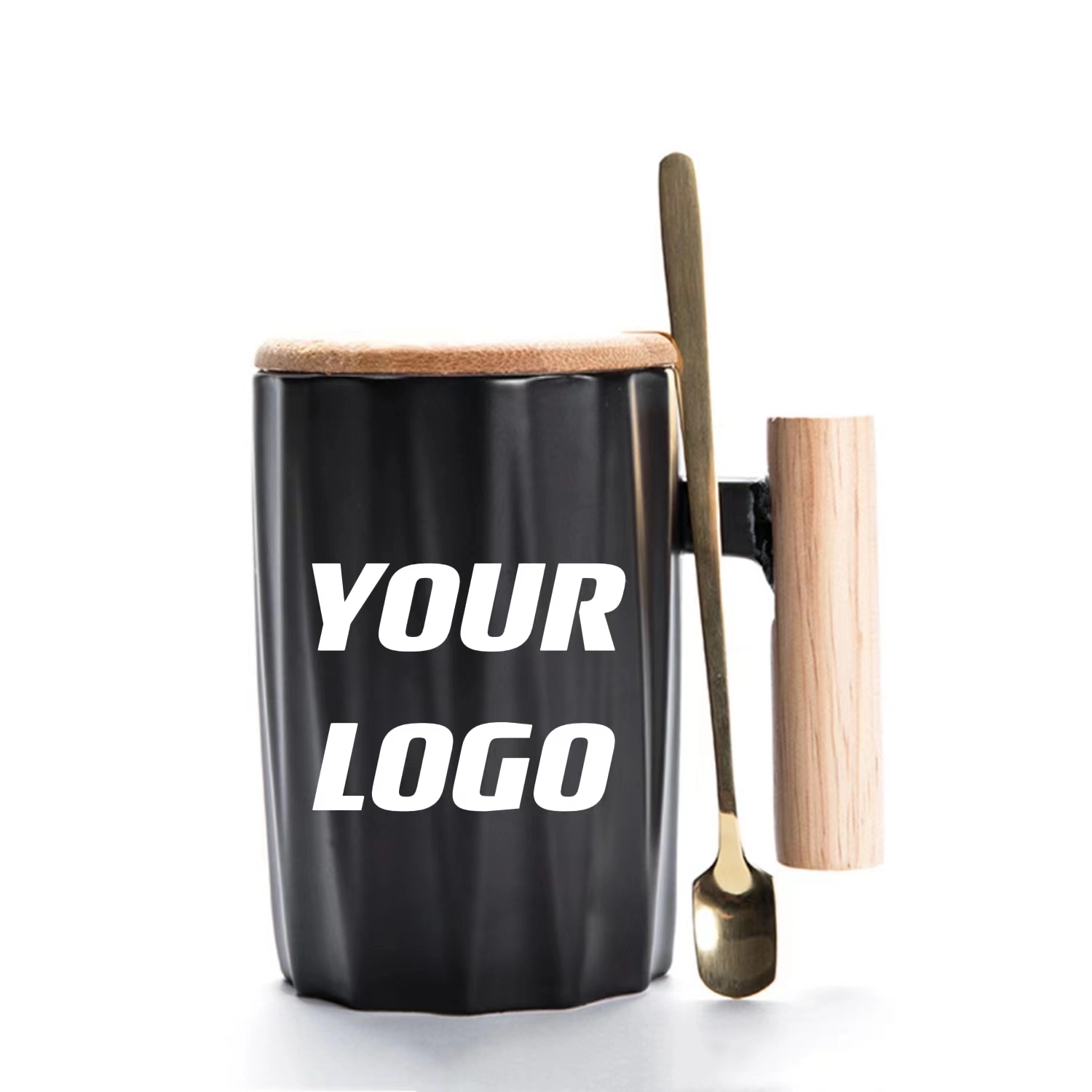 Coffee Cup With Lid And Spoon 3