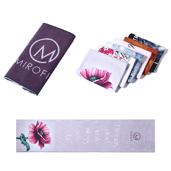 Sublimated Yoga Mat Towel 1