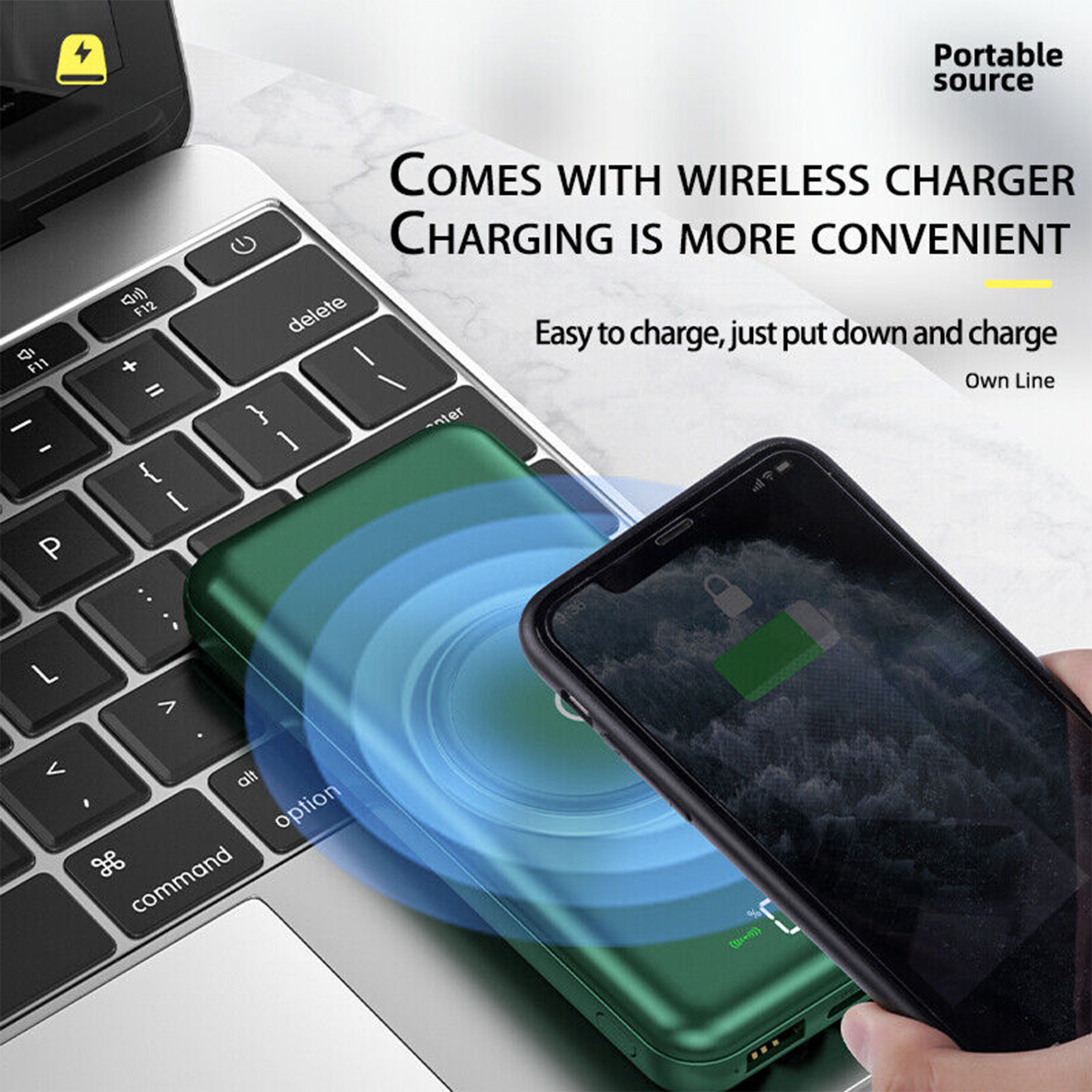 20000 mah Wireless Charger Power Bank 3