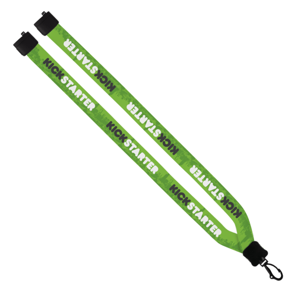 3/4" Dye-Sublimated Lanyard with Plastic Clamshell & Plastic O-Ring 41