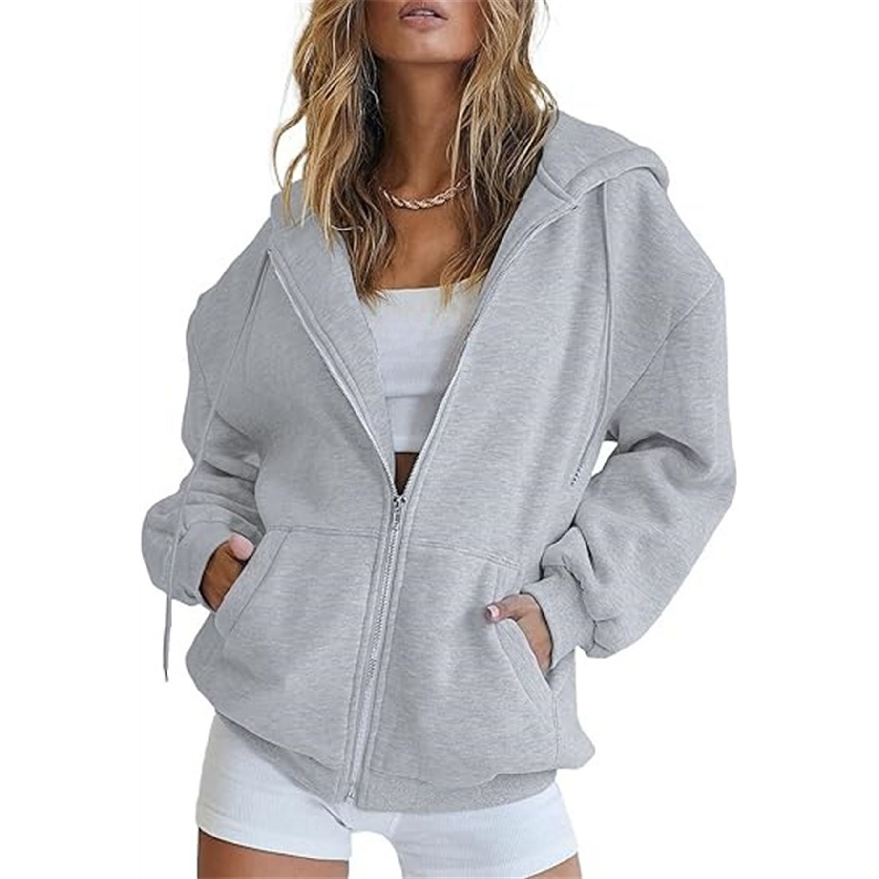 Women's Hoodies Casual Long Sleeve Track Jacket 17