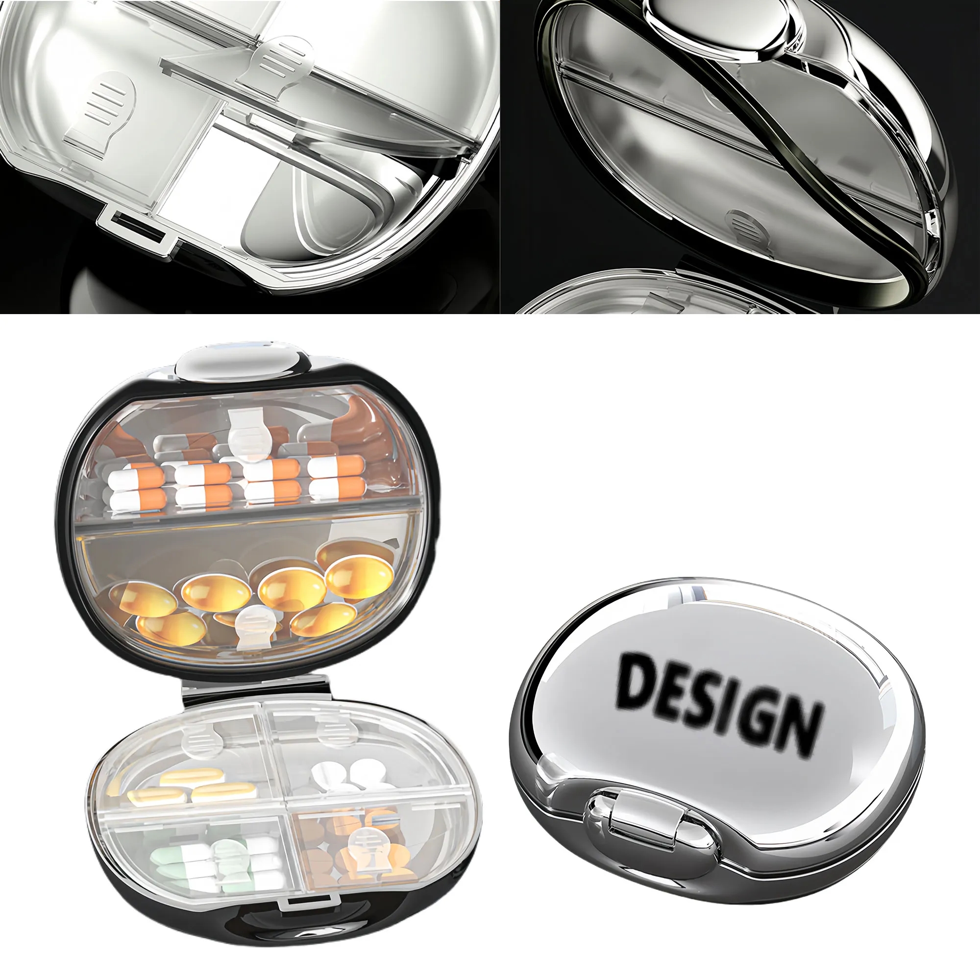 Premium Weekly Pill Organizer With Triple Moisture Proof