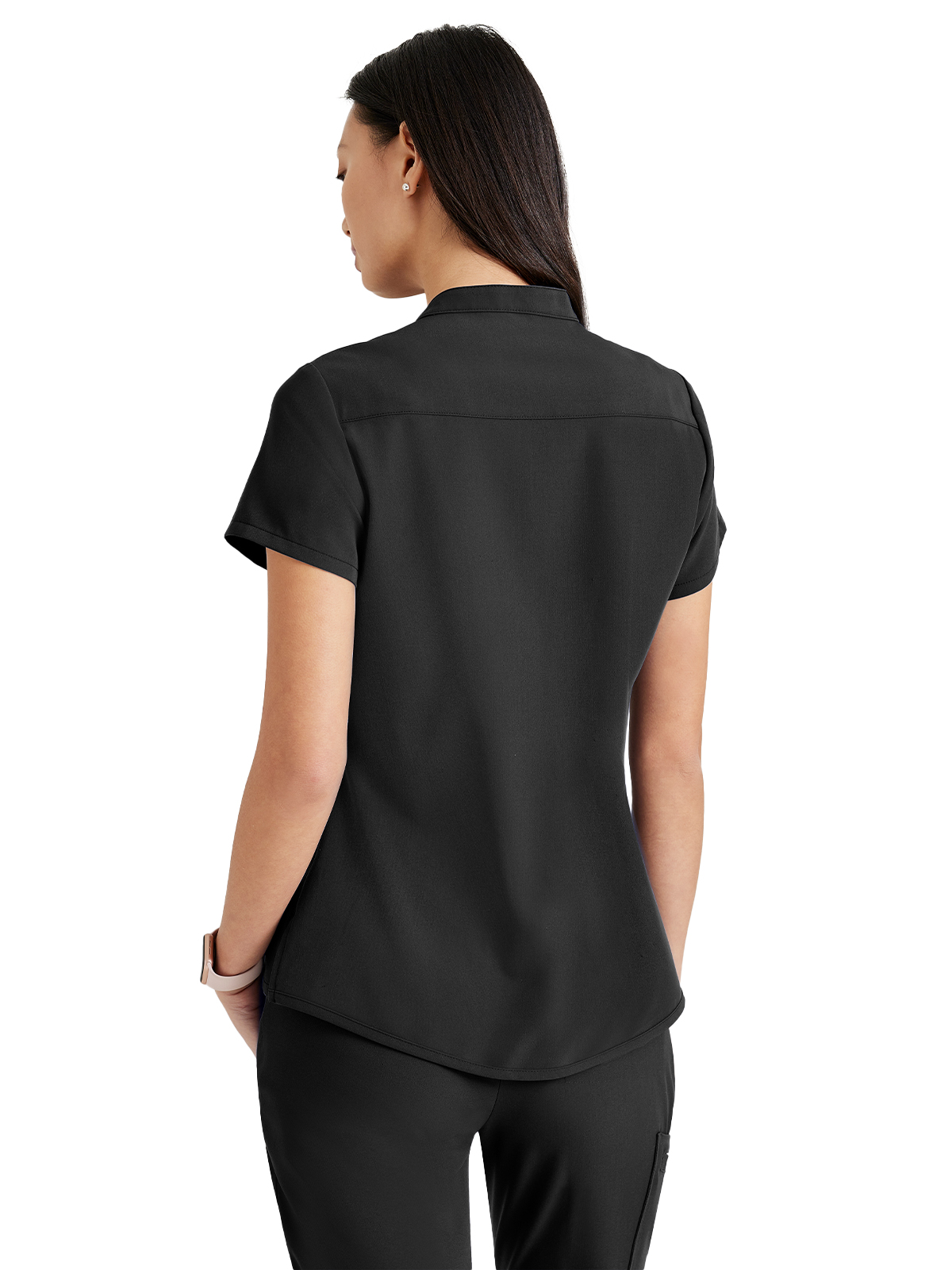 Barco Unify - Women's One-Pocket Henley Style Mission Scrub Top 2