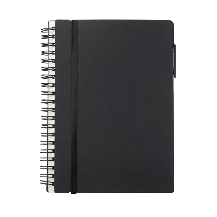 Spiral Notebooks with Elastic Closure