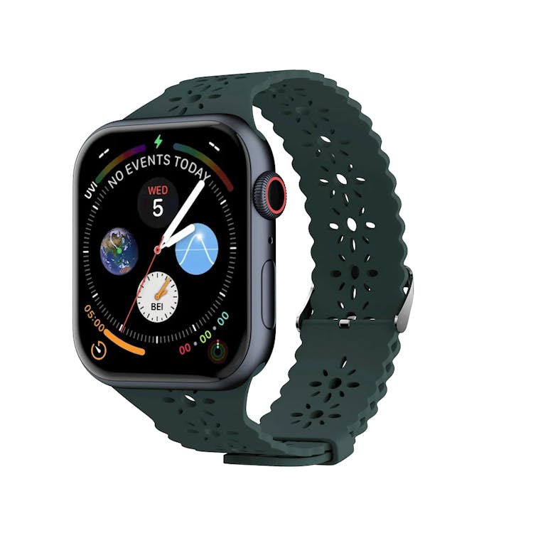 Apple Watch Lace Bands - Inverness Green Silicone 42mm/44mm/45mm 1