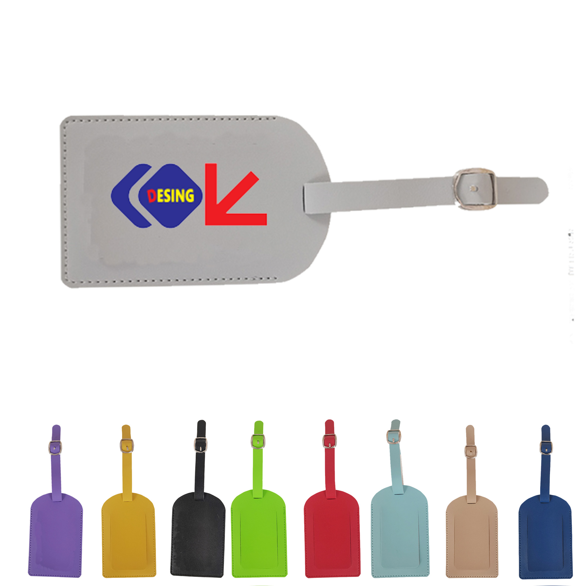 PU Travel Bag Identification Tag 2