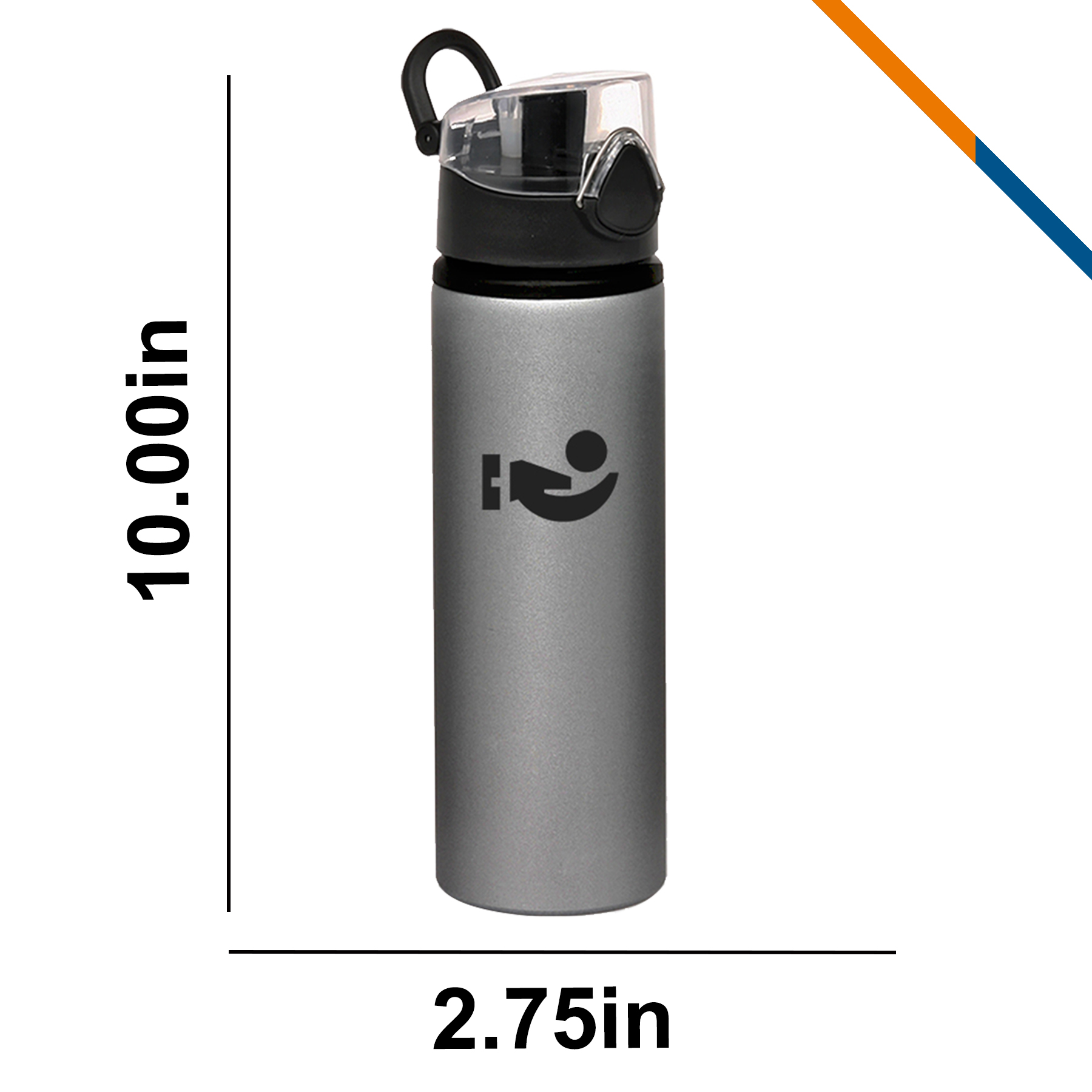 Nimley Aluminum Water Bottle - 25 OZ. 7