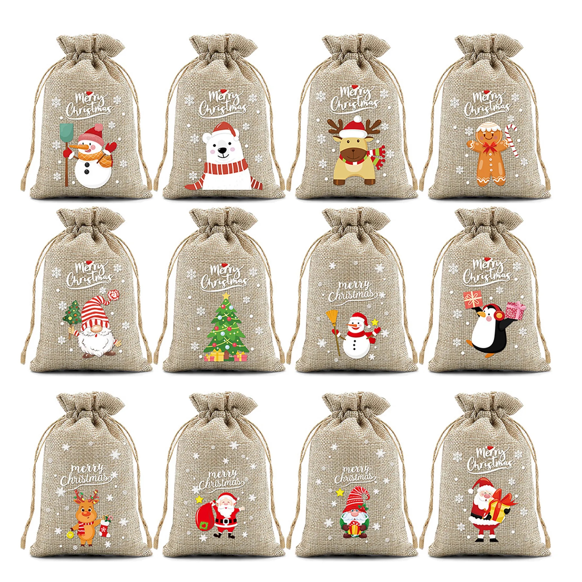 Christmas Drawstring Bags 3