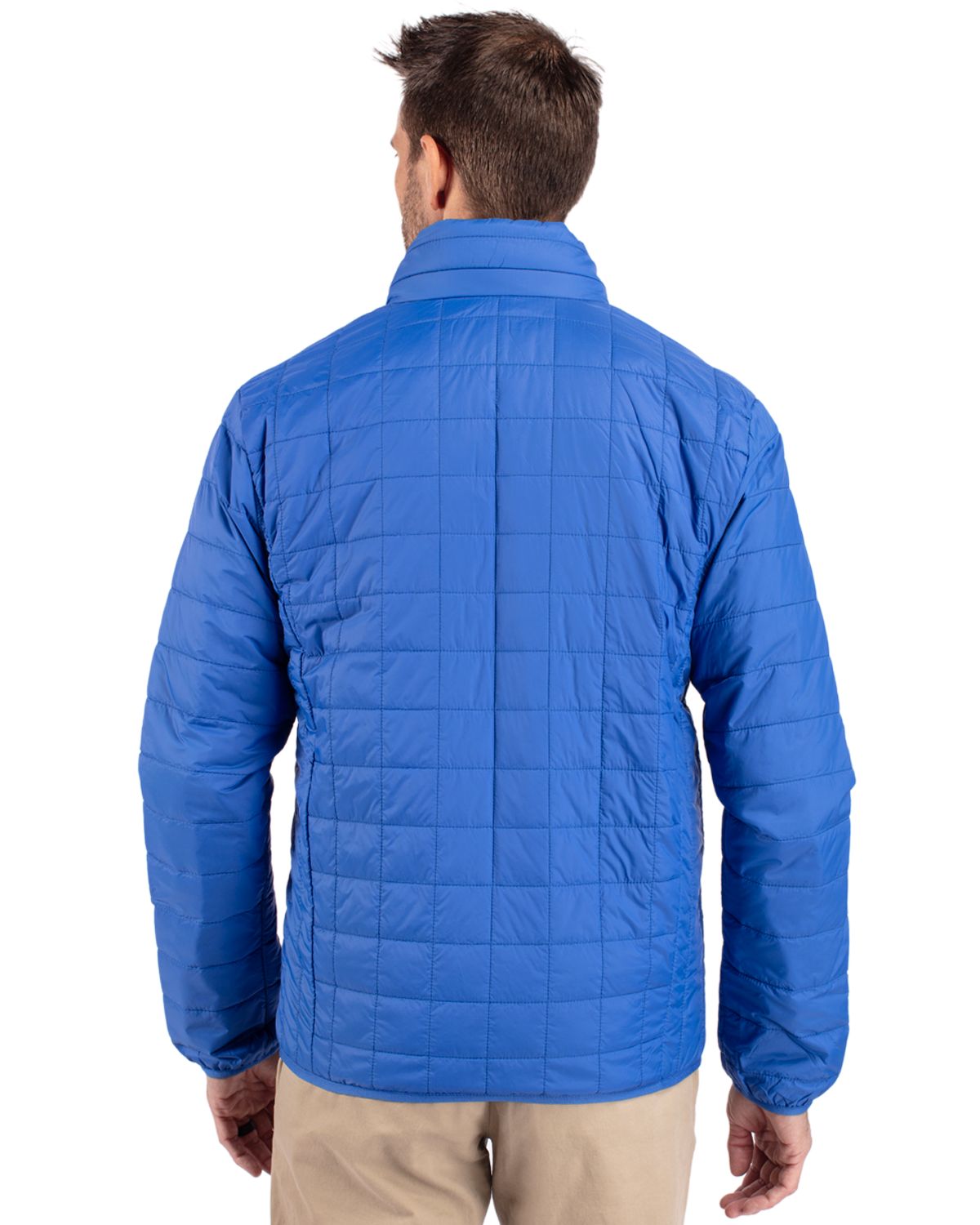 Cutter & Buck Rainier Recycled Insulated Puffer Mens Full Zip Jacket 5