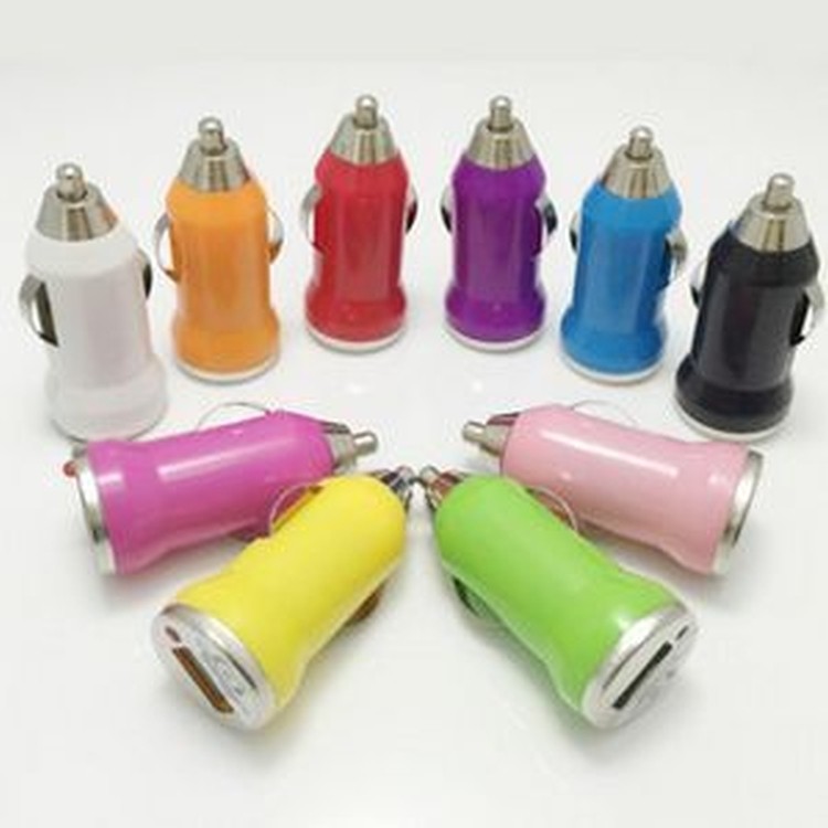 Mini Car Charger/ Power Adapter (2 1/5"x7/8") 1