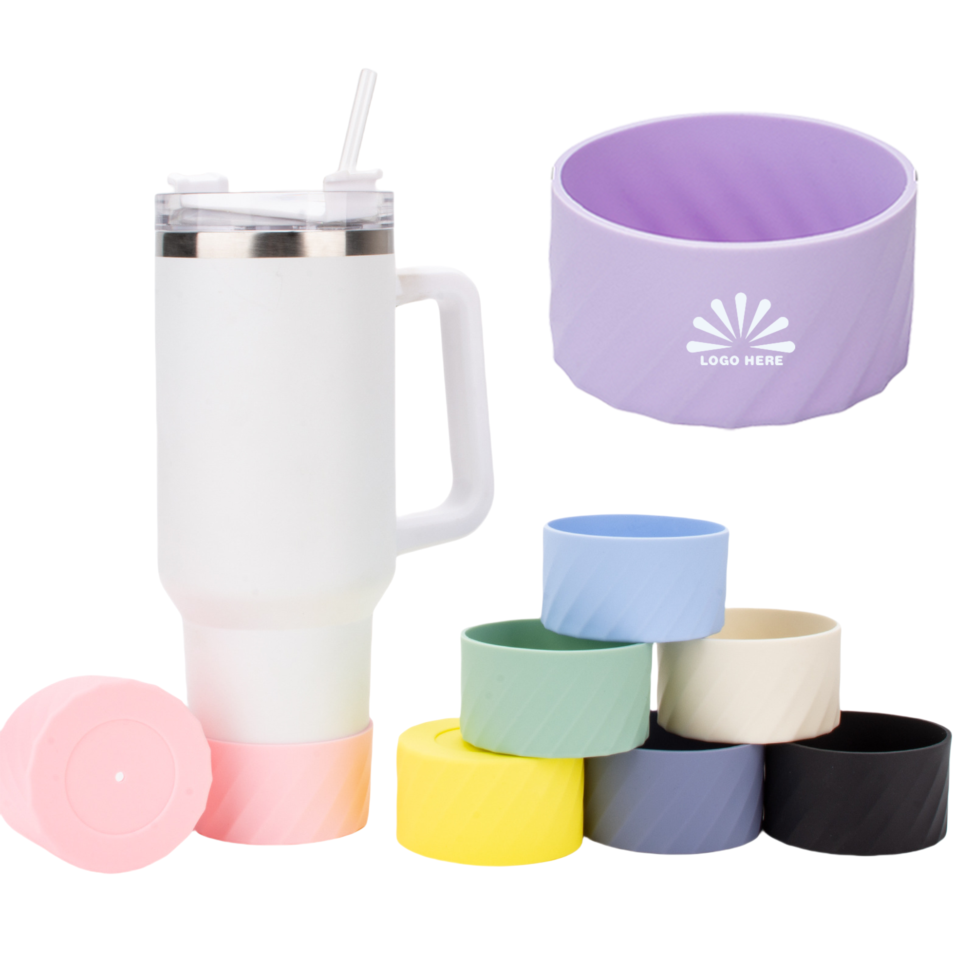 Silicone Cup Bottle Bottom Sleeve 2