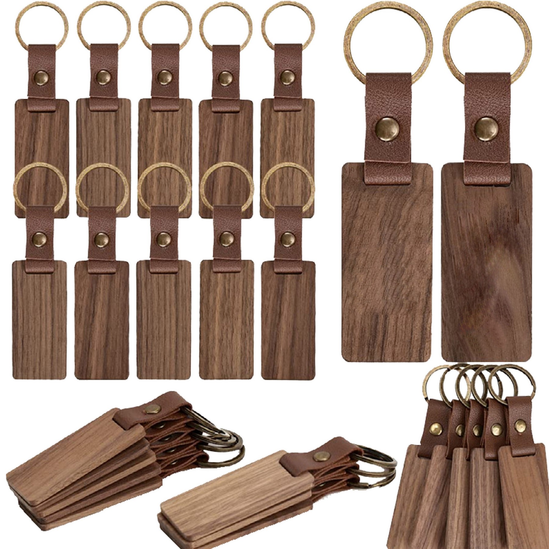 Hardwood Keychains 2