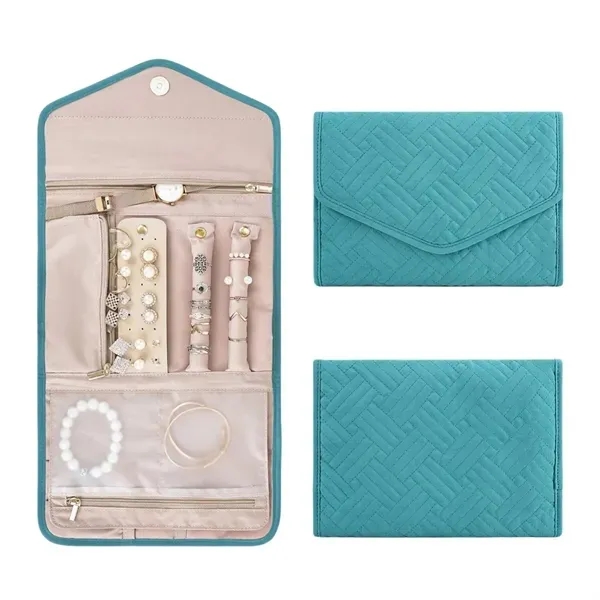 Travel Jewelry Roll - Compact Organizer for Storage 3