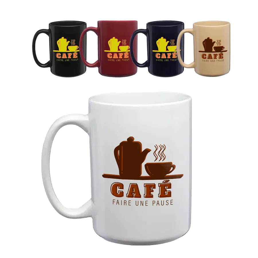 Smooth Ceramic Gloss Coffee Mug 2