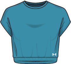 UA Motion Bubble Hem Women's Short Sleeve 2