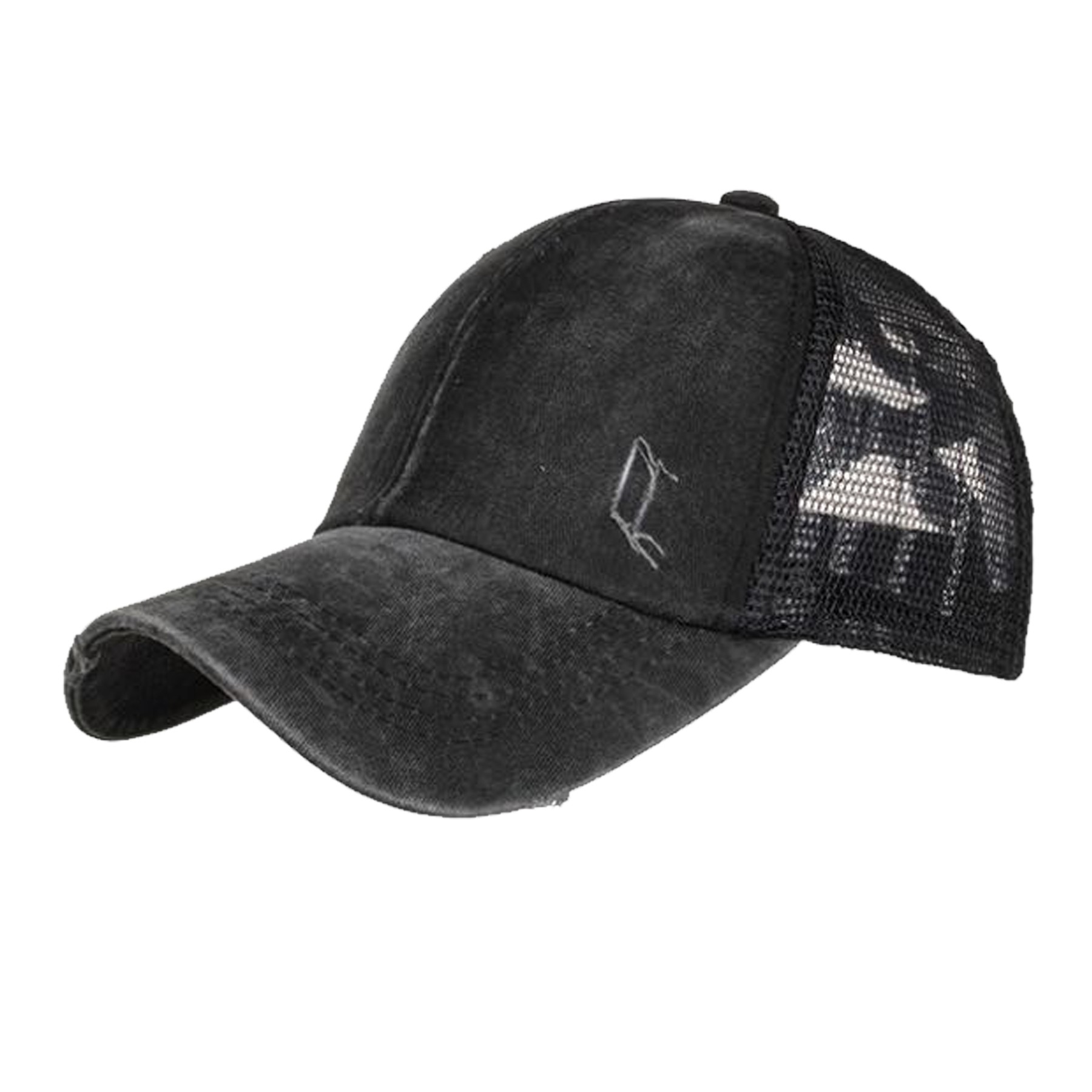 Crossed Ponytail Baseball Cap 8
