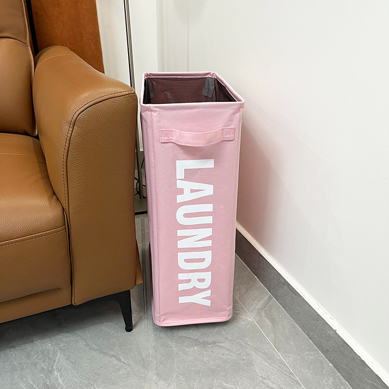 72L Freestanding Large Collapsible Laundry Basket w/ wheels 5