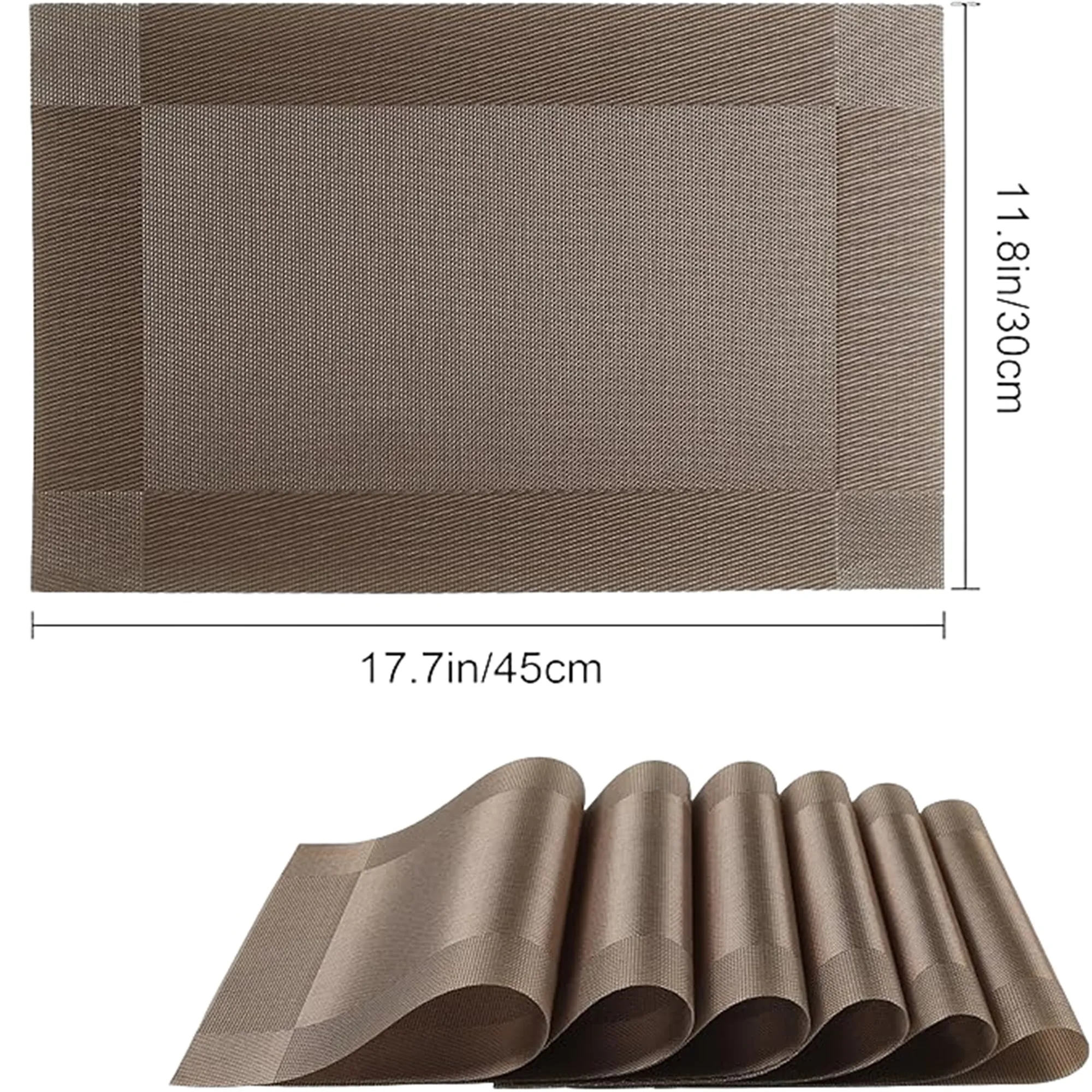 Washable PVC Heat Resistant Dining Table Mat 7