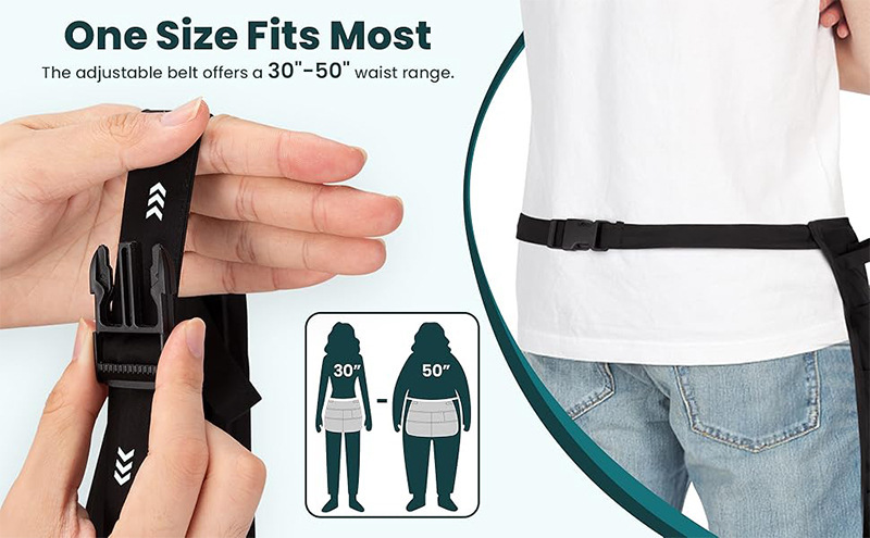 Server Apron with Multiple Pockets 2